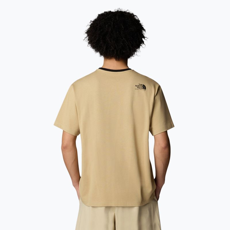 Férfi The North Face Heritage Pocket Tee khaki kő 3