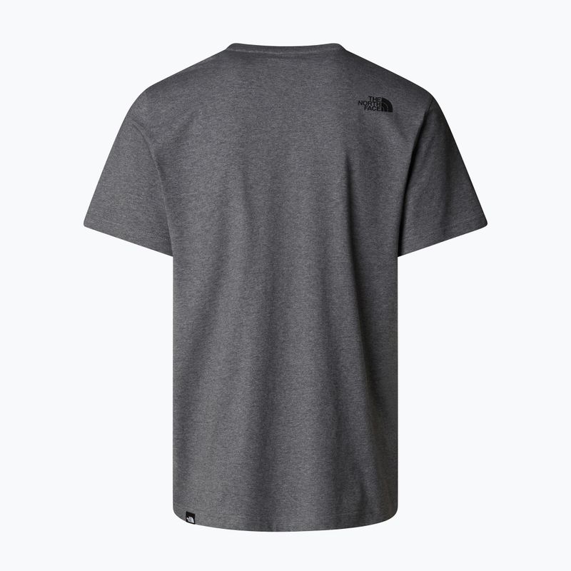Férfi The North Face Easy t-shirt tnf medium grey heather 5