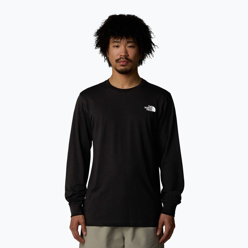 Férfi hosszú ujjú The North Face Easy Tee tnf fekete