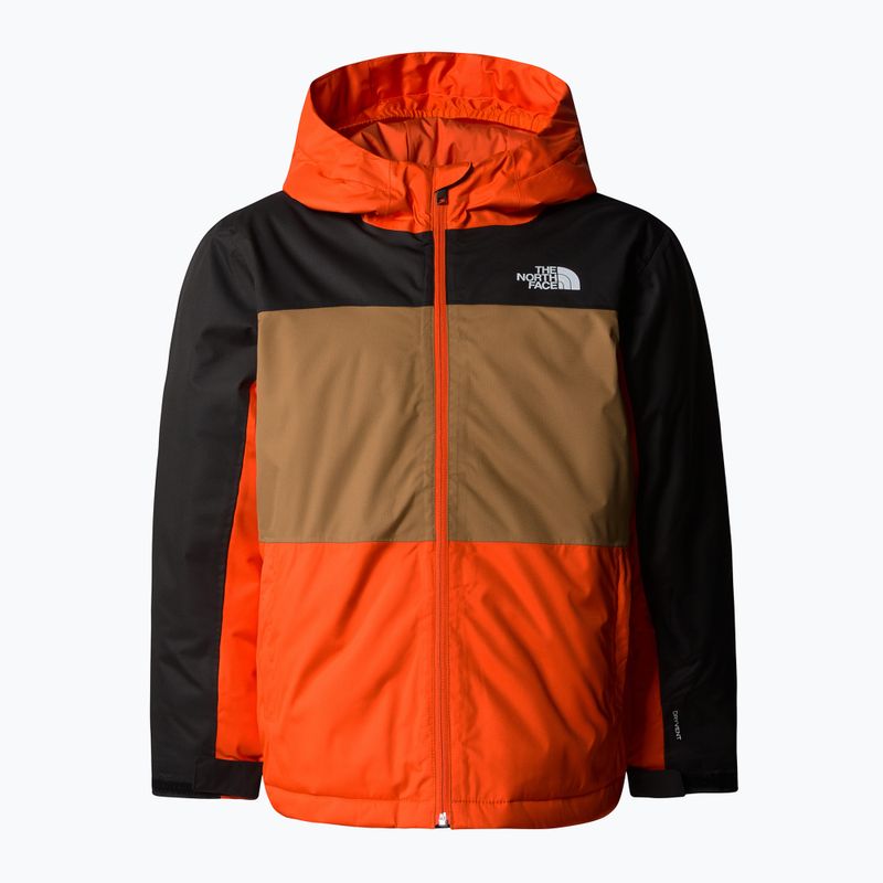 The North Face Freedom Szigetelt narancssárga gyermek sí kabát 5