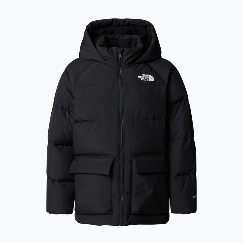Gyermek pehelykabát The North Face Teen North Down Fleece Lined Short Parka tnf black