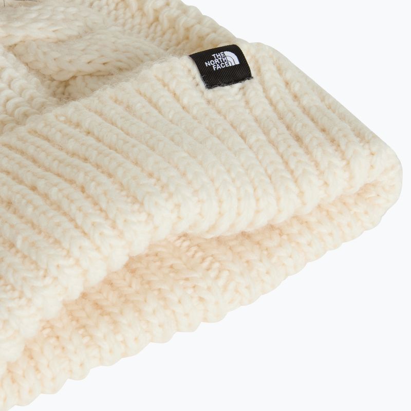Gyerek téli sapka The North Face Oh Mega Fur Pom Beanie white Dune 2