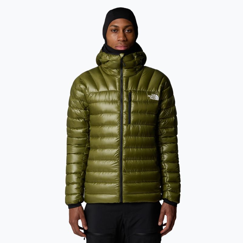 Férfi pehelykabát The North Face Summit Breithorn Hoodie forest olive