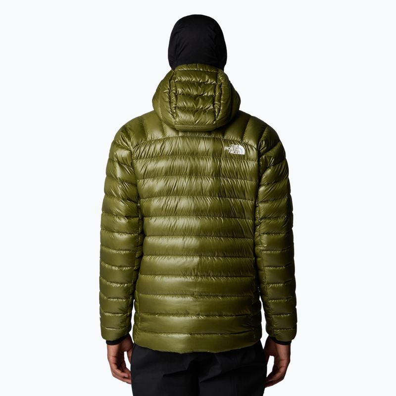 Férfi pehelykabát The North Face Summit Breithorn Hoodie forest olive 3