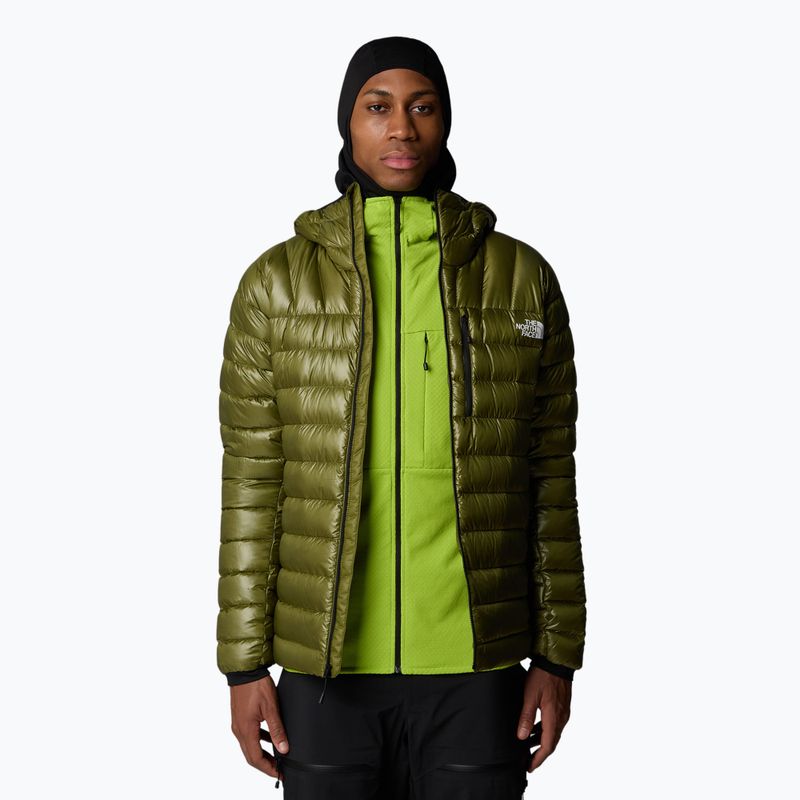 Férfi pehelykabát The North Face Summit Breithorn Hoodie forest olive 4