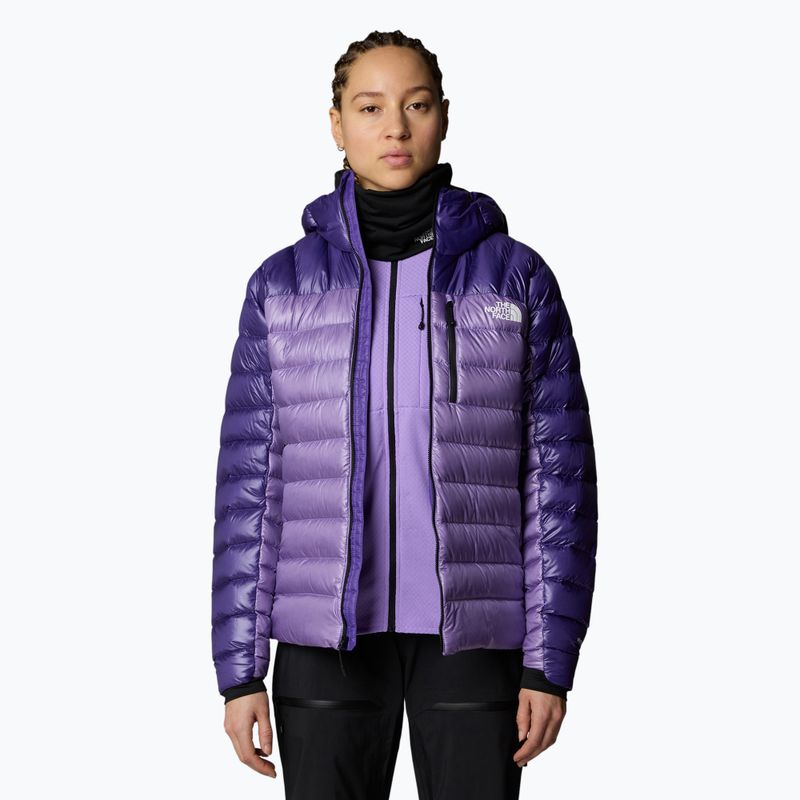 Női pehelykabát The North Face Summit Breithorn Hoodie peak purple/purple granite 4