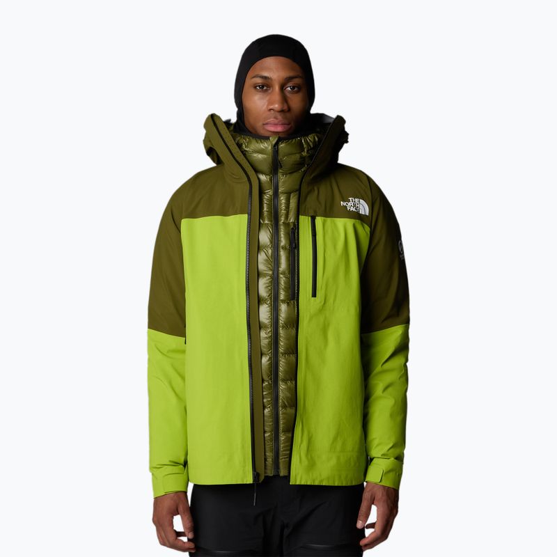 Férfi esőkabát The North Face Summit Torre Egger Futurelight meadow grass/forest olive