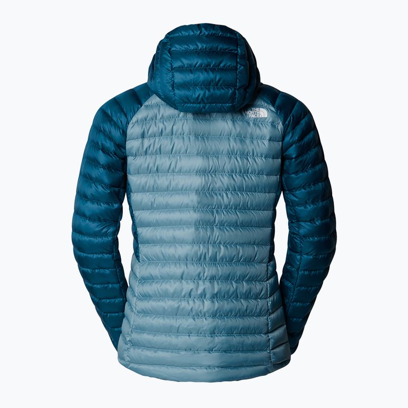 Női pehelypaplan The North Face Bettaforca Lt Down Hoodie algae blue/midnight petrol 6