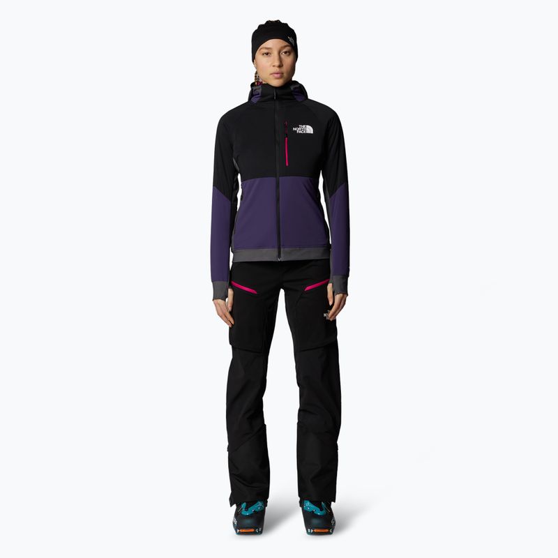 Női hibrid dzseki The North Face Binntal Hybrid Ventrix Hoodie eternal purple/black 2