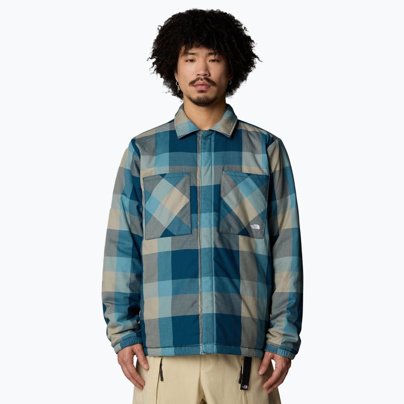 Férfi szigetelt dzseki The North Face Afterburner Insulated Flannel midnight petrol