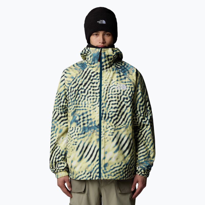 Férfi sídzseki The North Face Build Up Jacket nettle the lift print