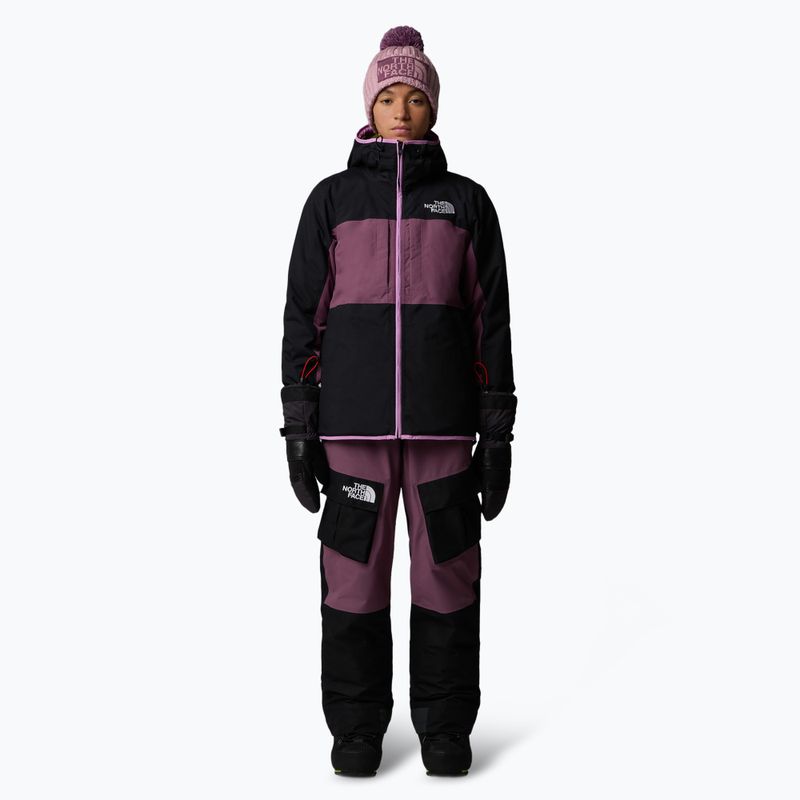 Női sí kabát The North Face Namak Insulated fekete/éjszakai lila 2