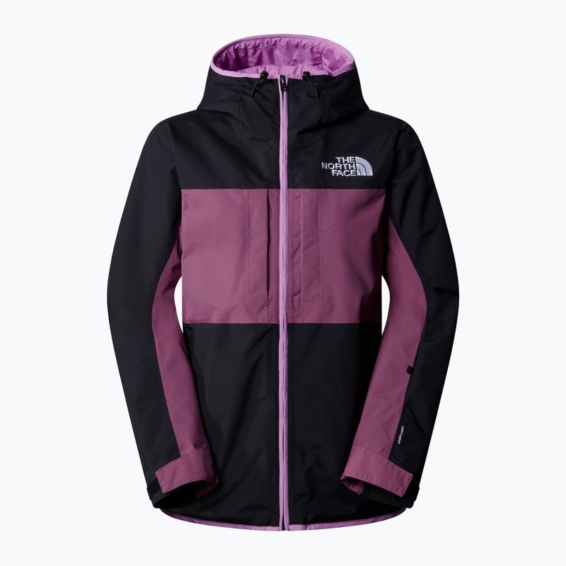 Női sí kabát The North Face Namak Insulated fekete/éjszakai lila 5