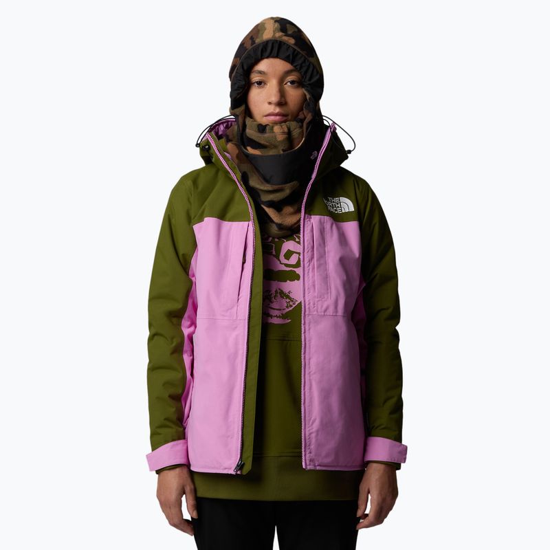 Női sídzseki The North Face Namak Insulated forest olive/dragonfruit 4