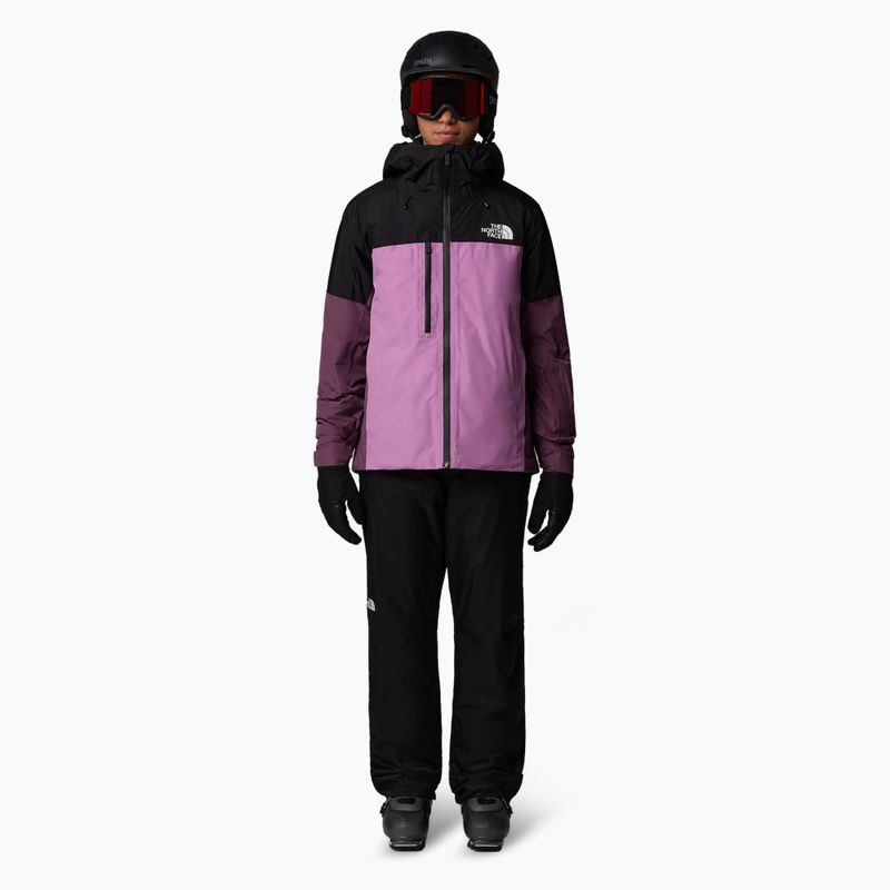 The North Face Dawnstrike GTX szigetelt női sí kabát fekete/sárkánygyümölcs/éjjeli lila 2