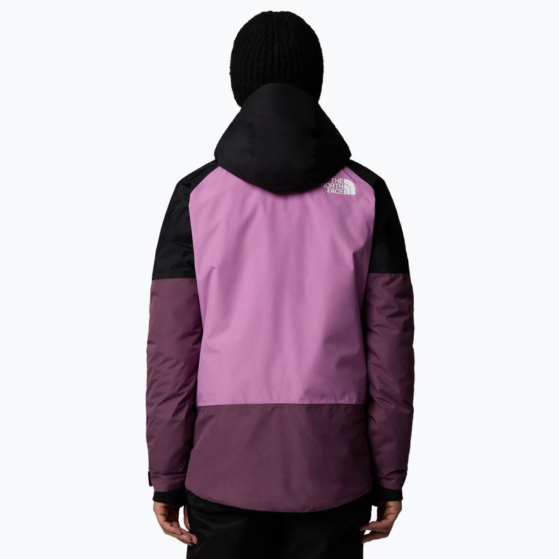 Női sídzseki The North Face Dawnstrike GTX Insulated black/dragonfruit/midnight mauve 3
