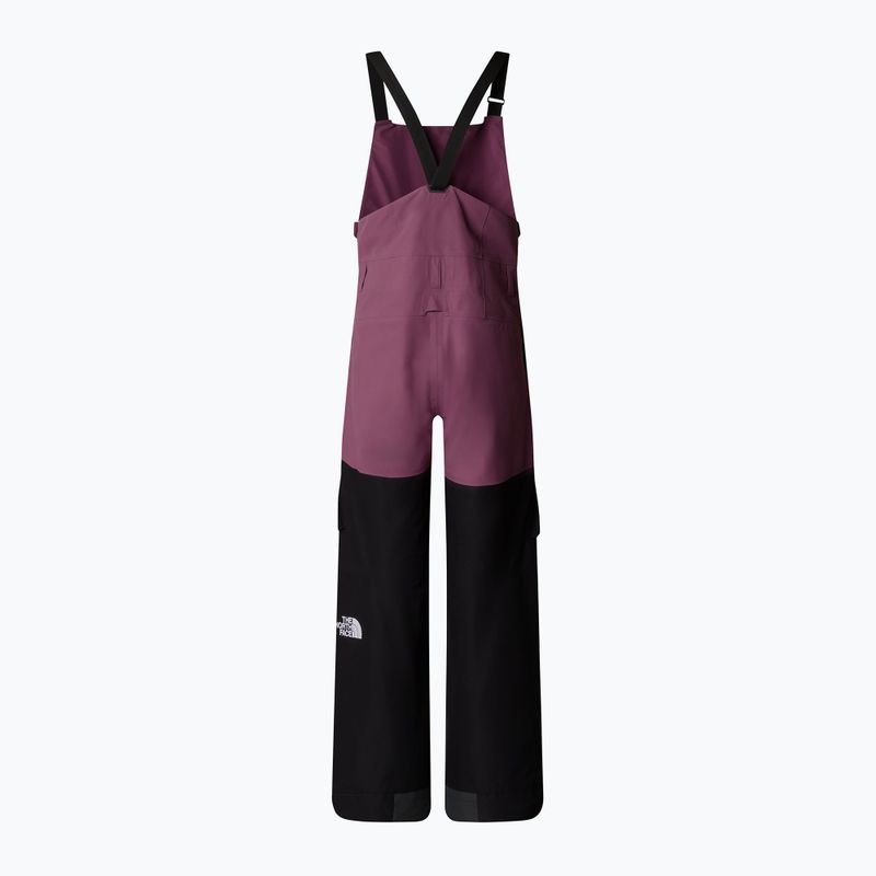 Női síelőnadrág The North Face Dragline Bib midnight mauve/fekete 5