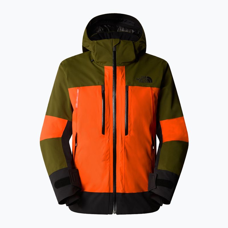 Férfi sí dzseki The North Face Snowsquall narancssárga/erdei olajzöld 5