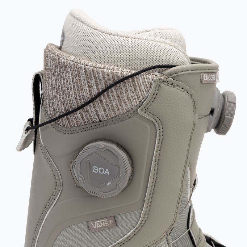 Női snowboard cipő Vans Encore Pro khaki/white 8