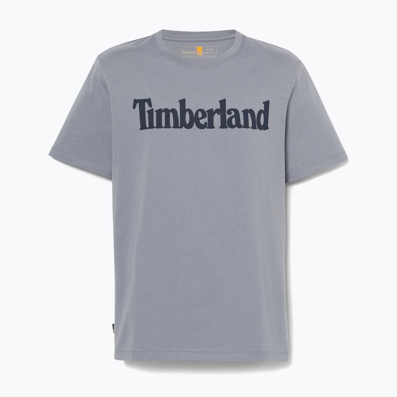 Férfi Timberland Tfo Wordmark Logo T-shirt folkstone szürke 4