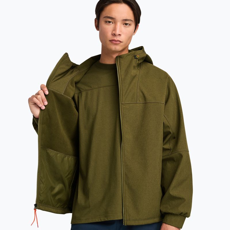 Férfi Timberland Softshell kapucnis dzseki sötét olívazöld 4