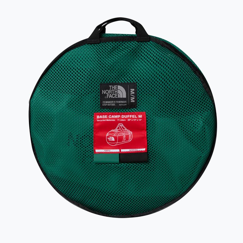 Utazótáska The North Face Base Camp Duffel M 71 l örökzöld/fekete 2