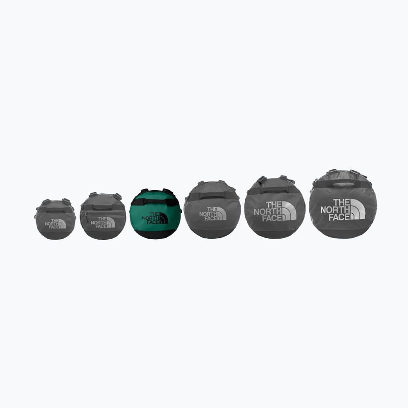 Utazótáska The North Face Base Camp Duffel M 71 l örökzöld/fekete 5