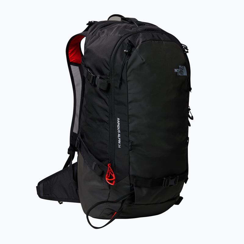 The North Face Rapidus Alpin 34 l aszfalt szürke/fekete síhátizsák