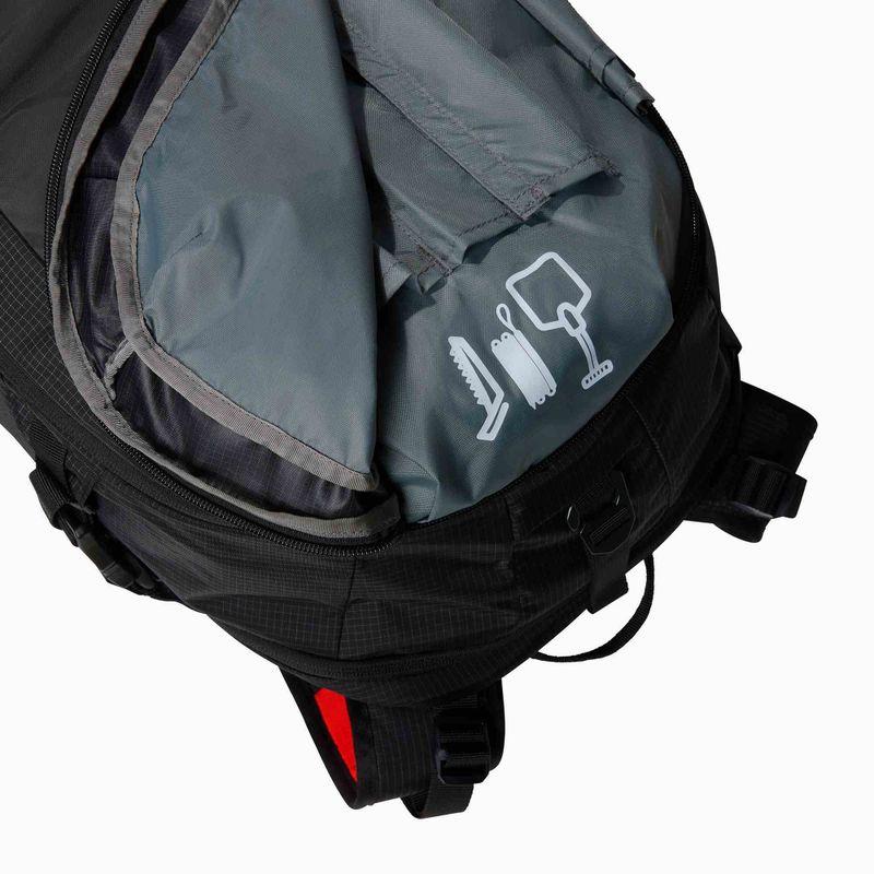 The North Face Rapidus Alpin 34 l aszfalt szürke/fekete síhátizsák 4