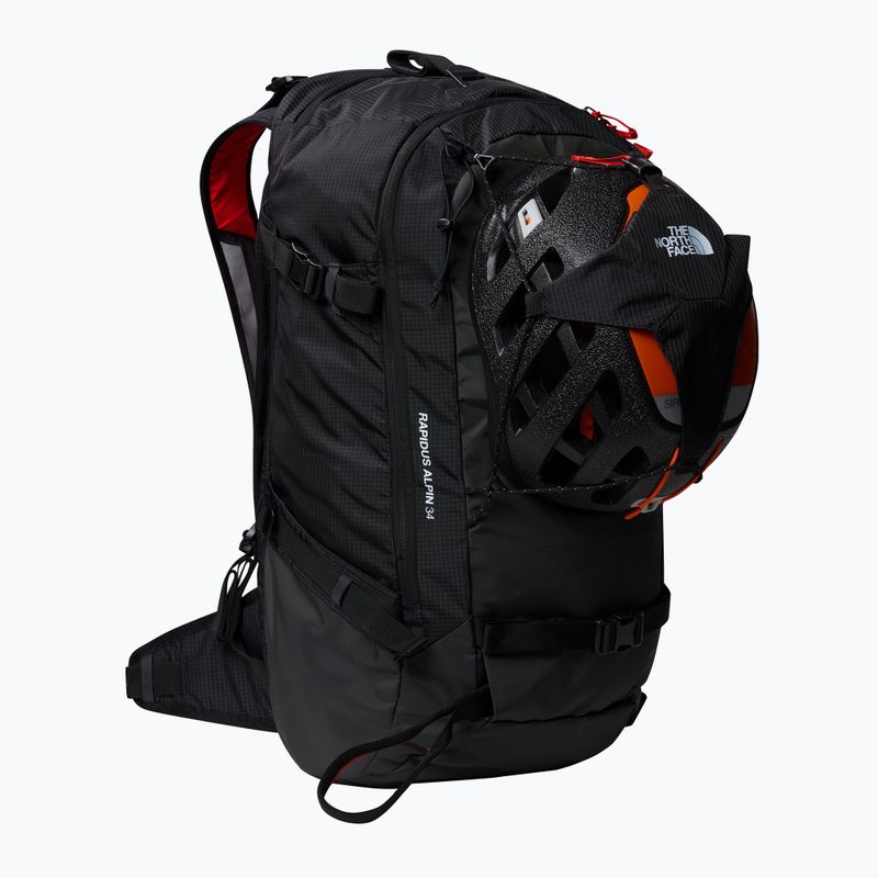The North Face Rapidus Alpin 34 l aszfalt szürke/fekete síhátizsák 7