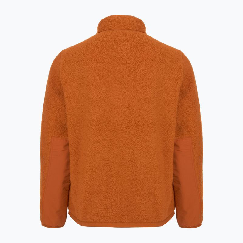 Férfi pulóver Timberland Sherpa Mix Media Fleece umber 2