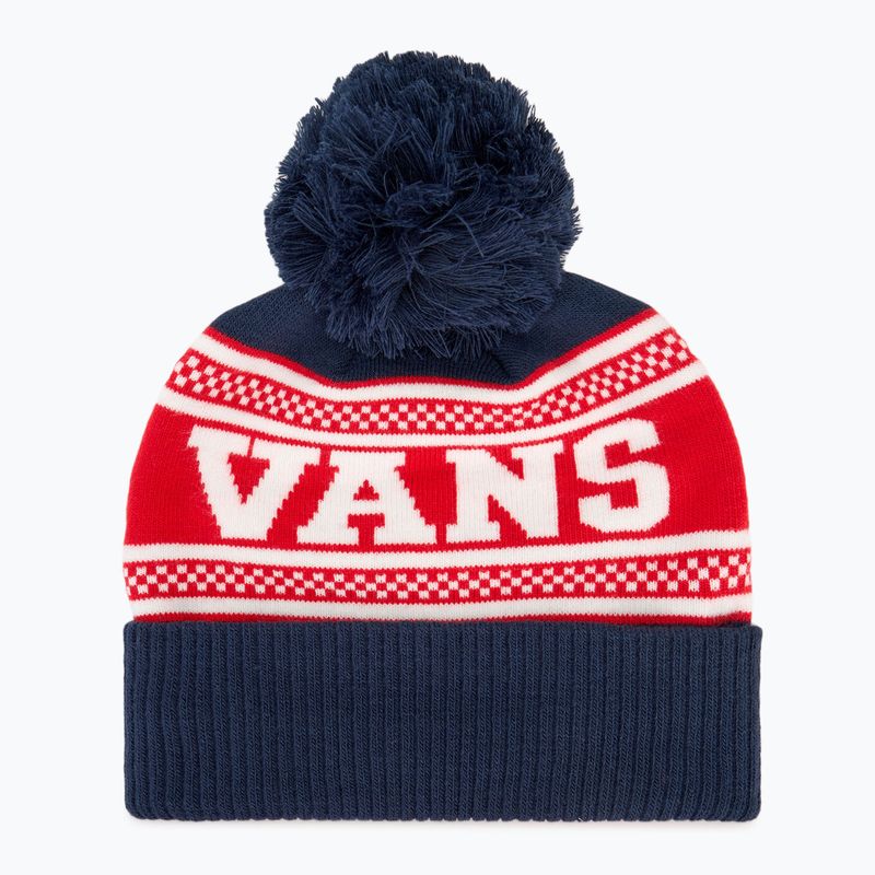 Téli sapka Vans Vans Check Pom Beanie dress blues 2