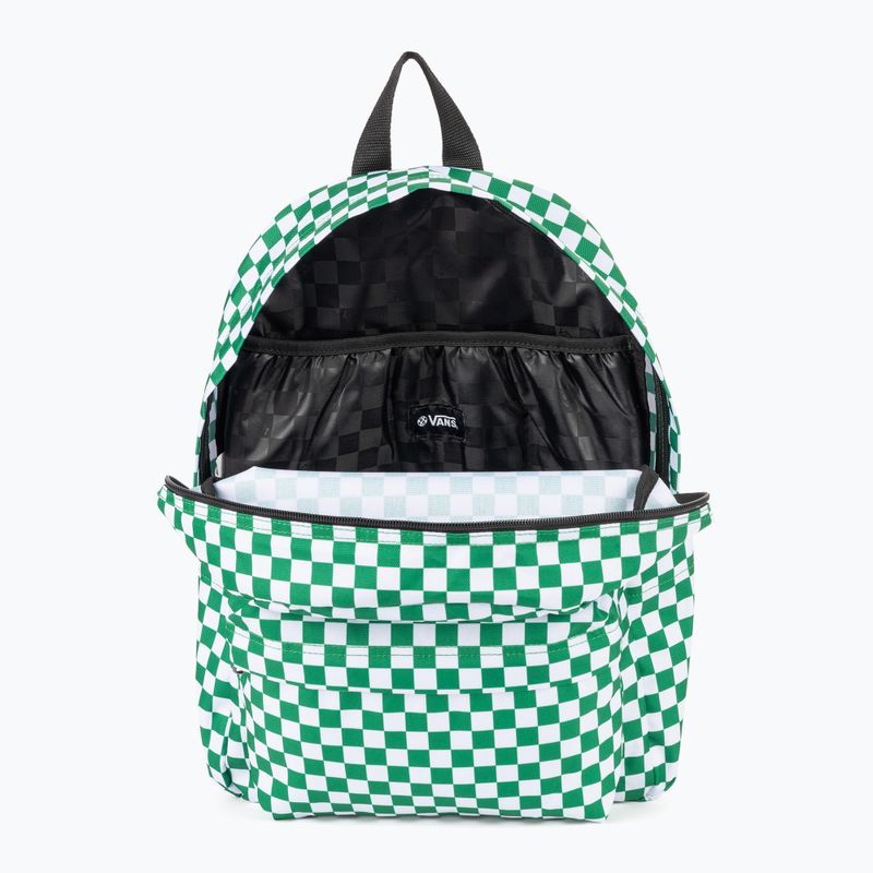 Gyerek városi hátizsák Vans Old Skool Grom Check 18 l verdant green 4