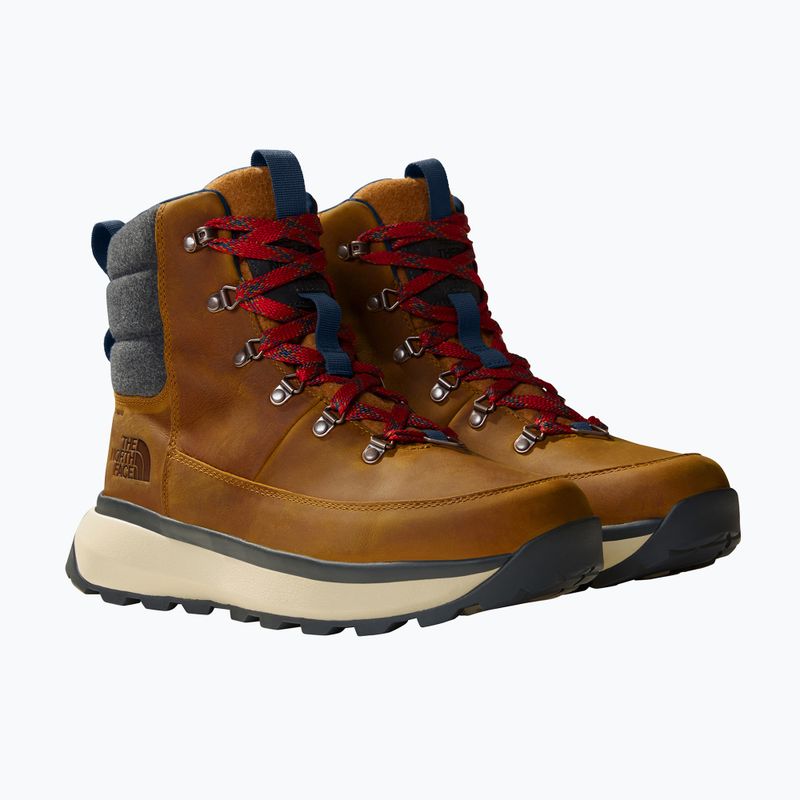 Férfi hócsizma The North Face Bergen Leather WP faanyag tan/red 9