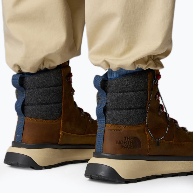 Férfi hócsizma The North Face Bergen Leather WP faanyag tan/red 13