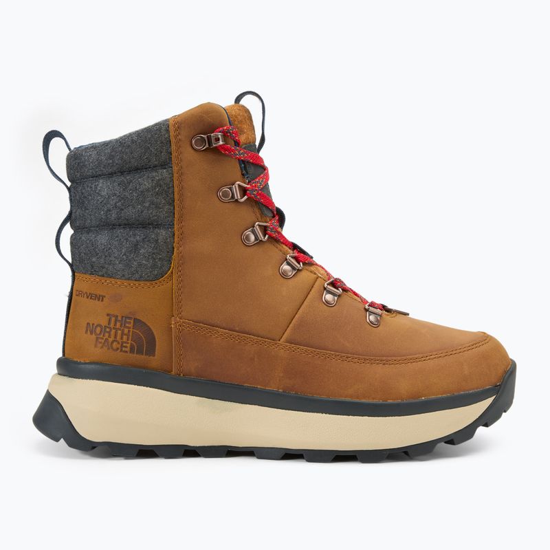 Férfi hócsizma The North Face Bergen Leather WP faanyag tan/red 2