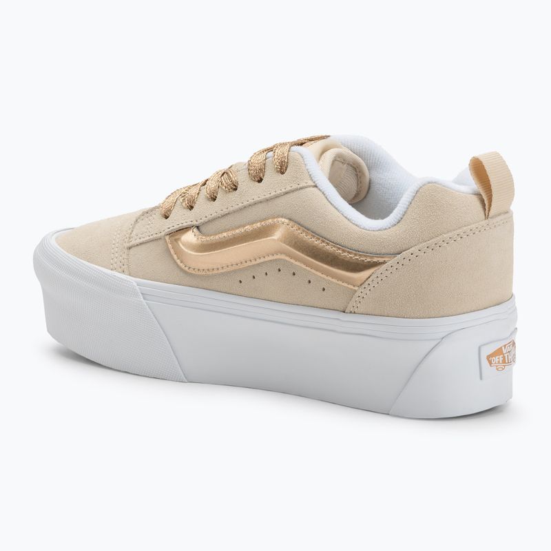 Vans Knu Stack High Shine arany cipő 3