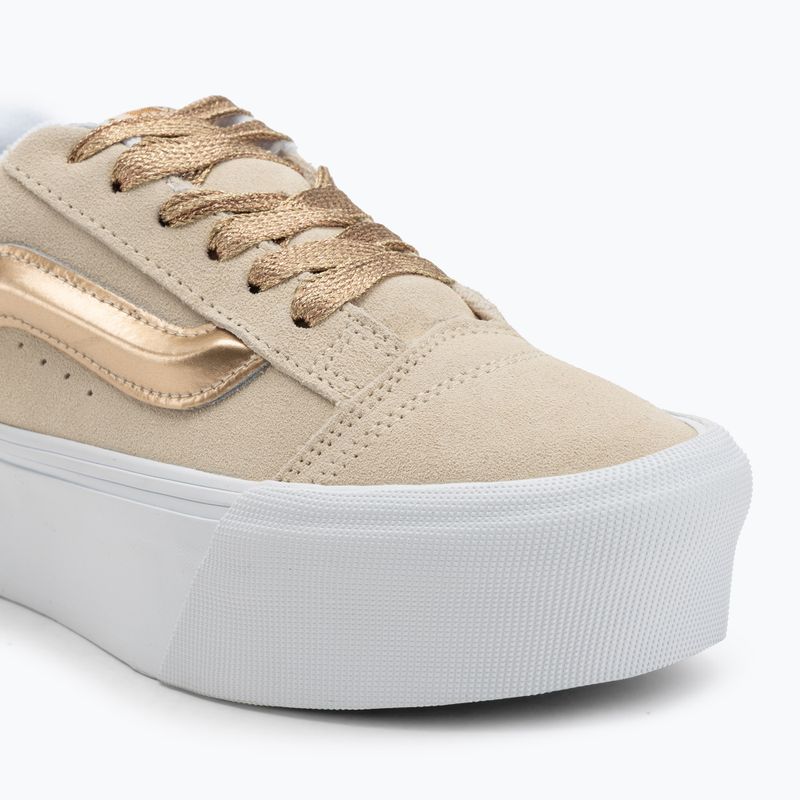 Vans Knu Stack High Shine arany cipő 7