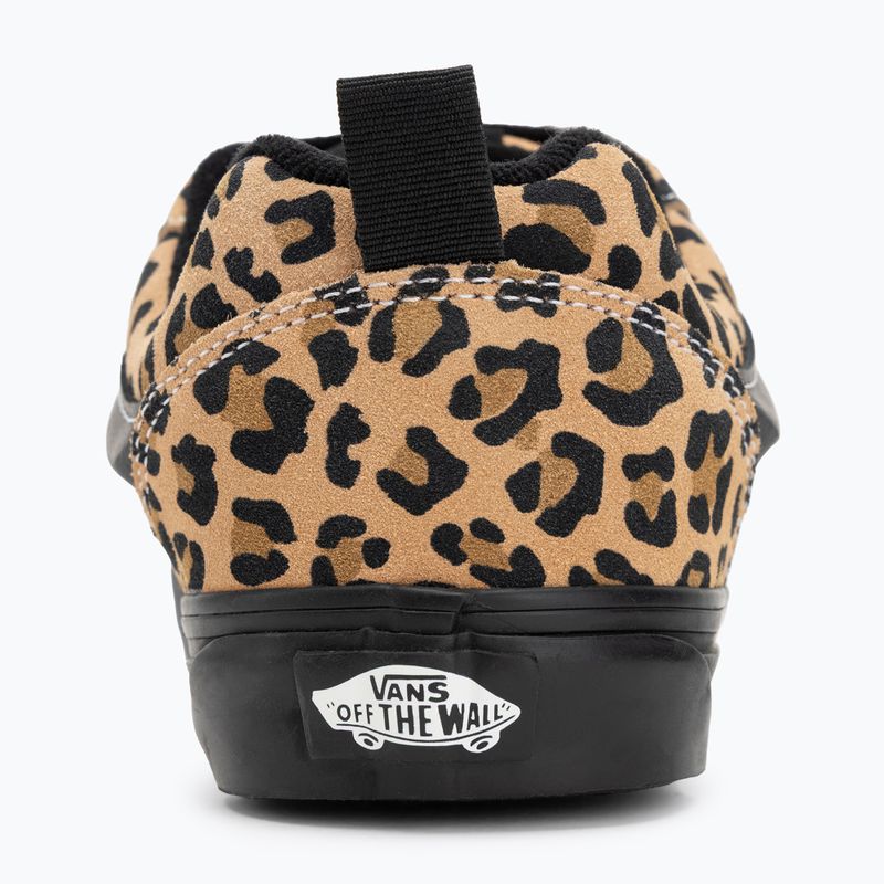 Vans Knu Skool leopárd fekete cipő 6