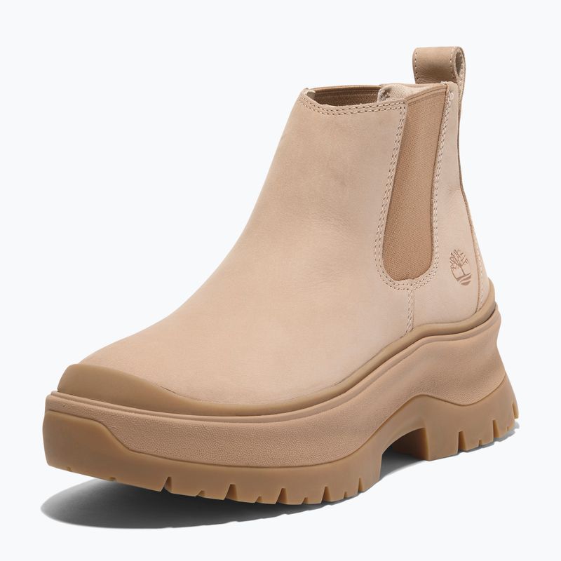 Női cipő Timberland Roxie Lane Mid Chelsea light beige nubuck 9