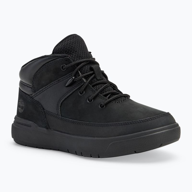 Gyerekcipő Timberland Seneca Bay Mid Lace blackout nubuck