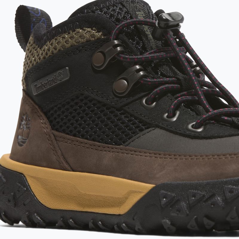 Gyerekcipő Timberland Greenstride Motion 6 Low Lace black nubuck/brown 15