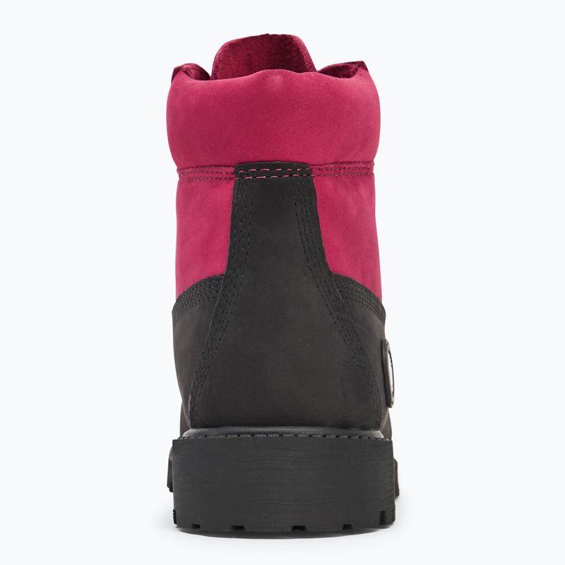 Gyerek cipő Timberland Premium 6 In Lace black nubuck/dark pink 6