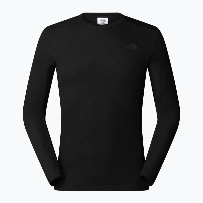 Férfi hosszú ujjú The North Face Easy Crew Neck fekete 4