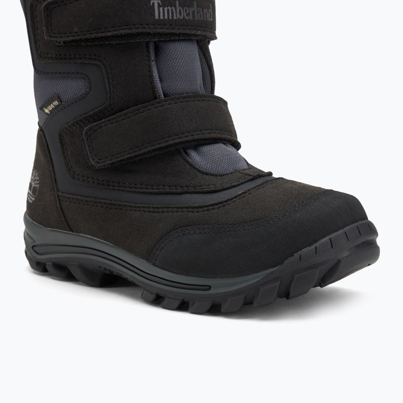 Gyerek hótaposó Timberland Chillberg 2-Strap Gore-Tex jet black 7