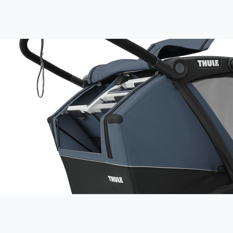 Thule Chariot Cab sötét pala dupla kerékpár utánfutó 4