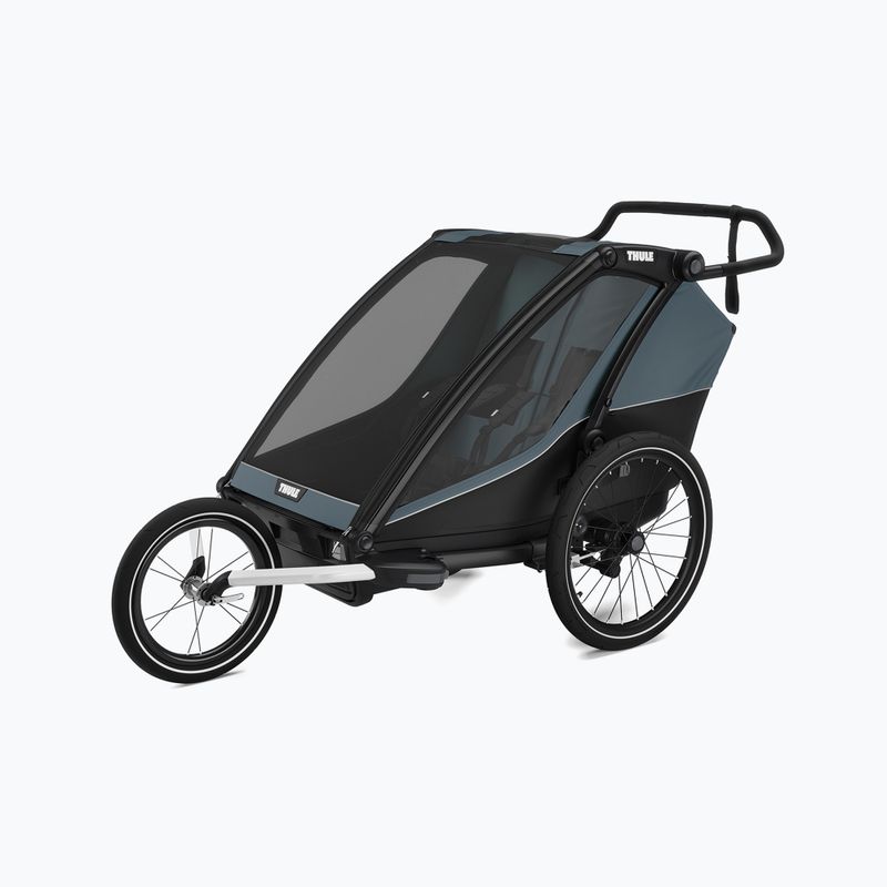 Thule Chariot Cab sötét pala dupla kerékpár utánfutó 10