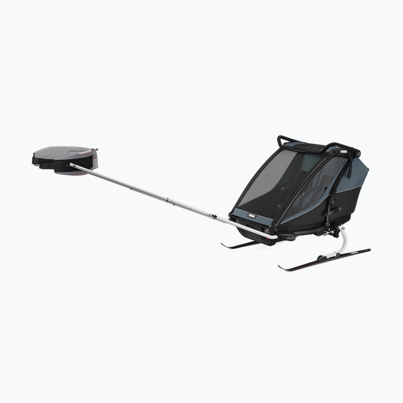 Thule Chariot Cab sötét pala dupla kerékpár utánfutó 11