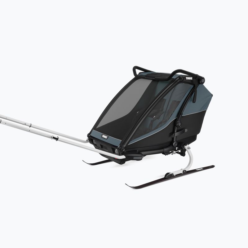 Thule Chariot Cab sötét pala dupla kerékpár utánfutó 12