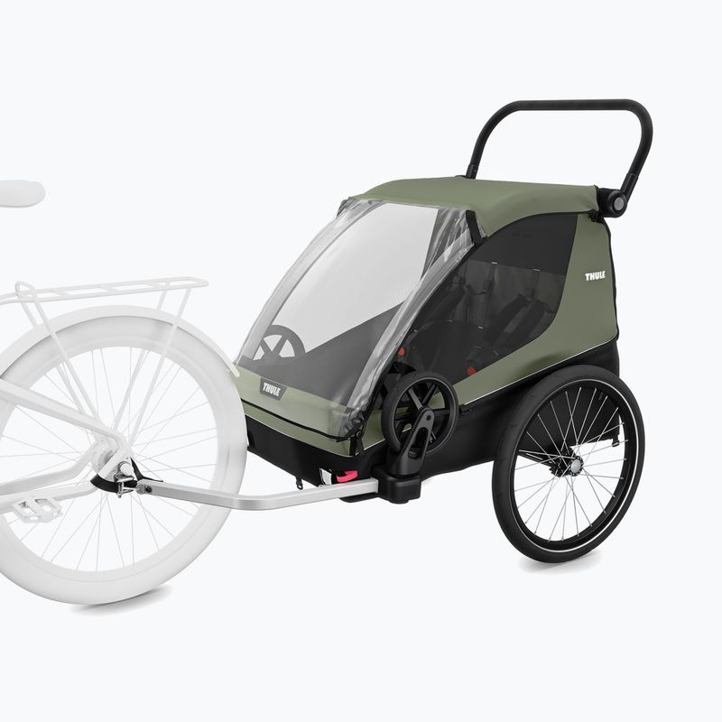 Kerékpár utánfutó Thule Courier vintage green 4